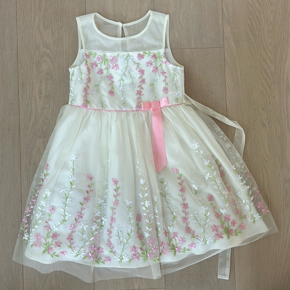Jona Michelle Spring Embroidered flower dress